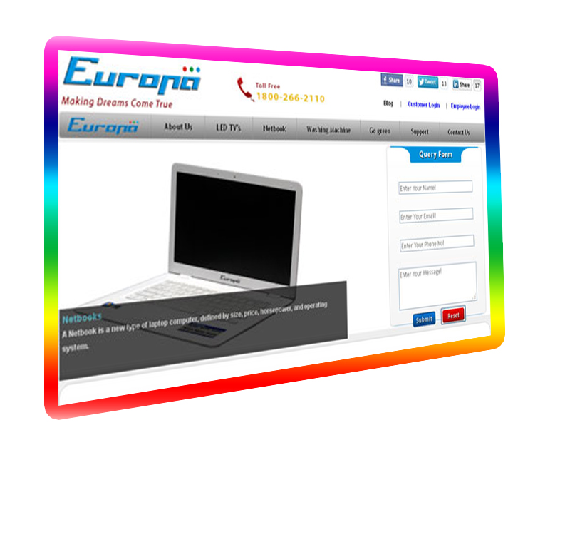 europa Digital Web Application